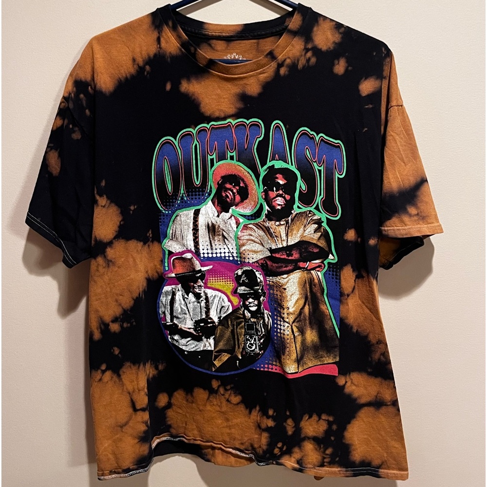 black and brown outkast vintage tee